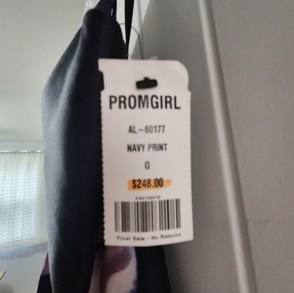 NWT Alyce Paris Prom Dress Floral Print - Picture 10 of 10